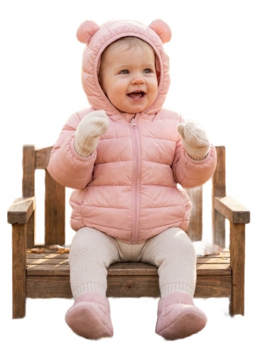 Pink Puffer Jacket size 12-18 Months